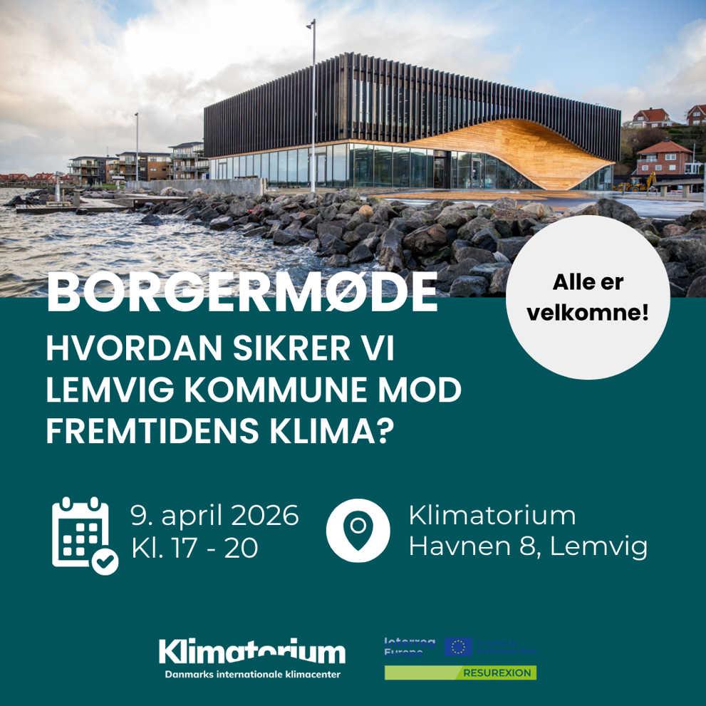 Borgermøde: Hvordan sikrer vi Lemvig mod fremtidens klima?