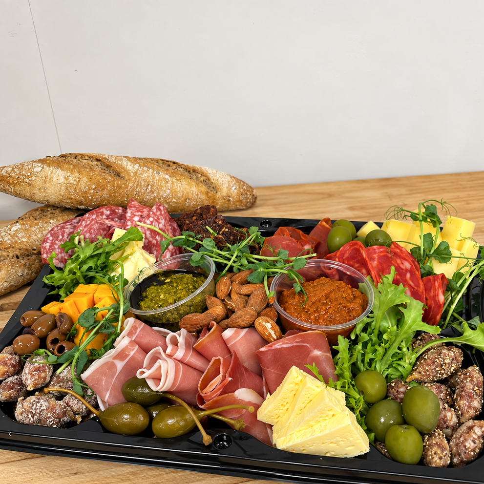 Stor tapasbuffet ved Mallemukken