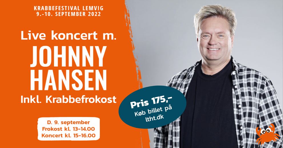 Johnny Hansen koncert - Krabbefestival Lemvig