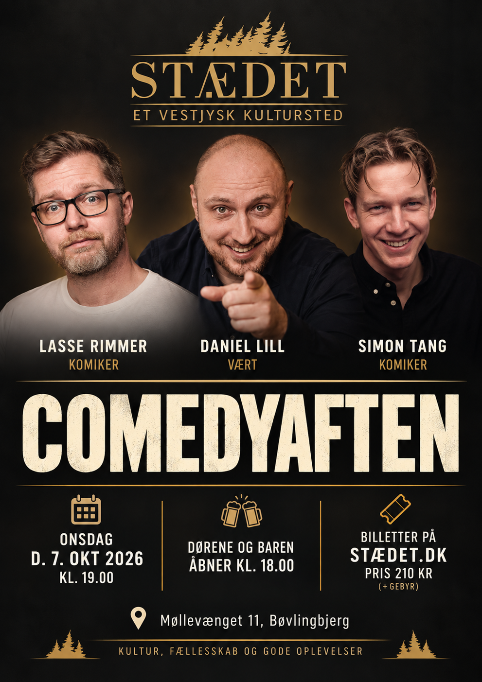 Comedyaften på Stædet
