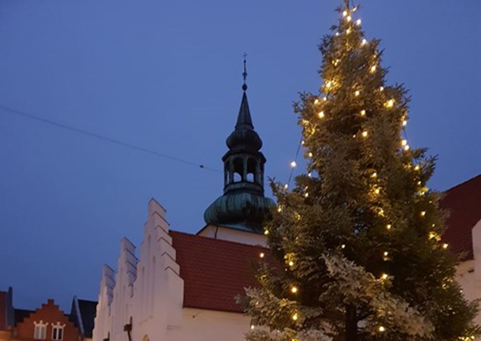 Juletræstænding i Lemvig