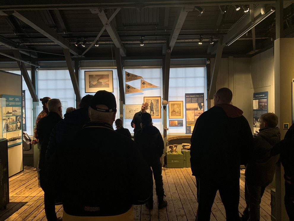 Rundvisning på Sea War Museum Jutland i Thyborøn