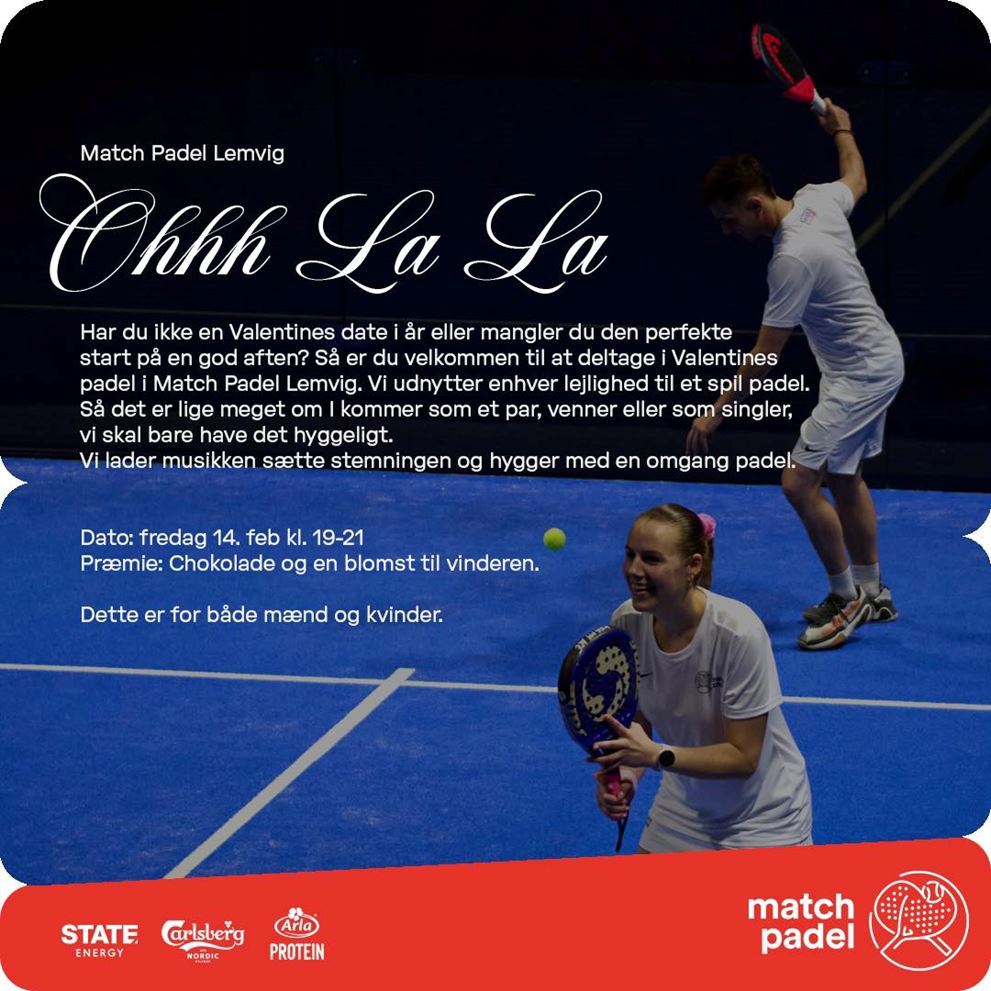 Match Padel Lemvig i vinterferien