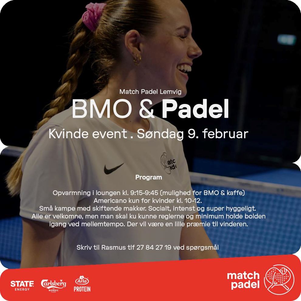 BMO & Padel - Kvinde event