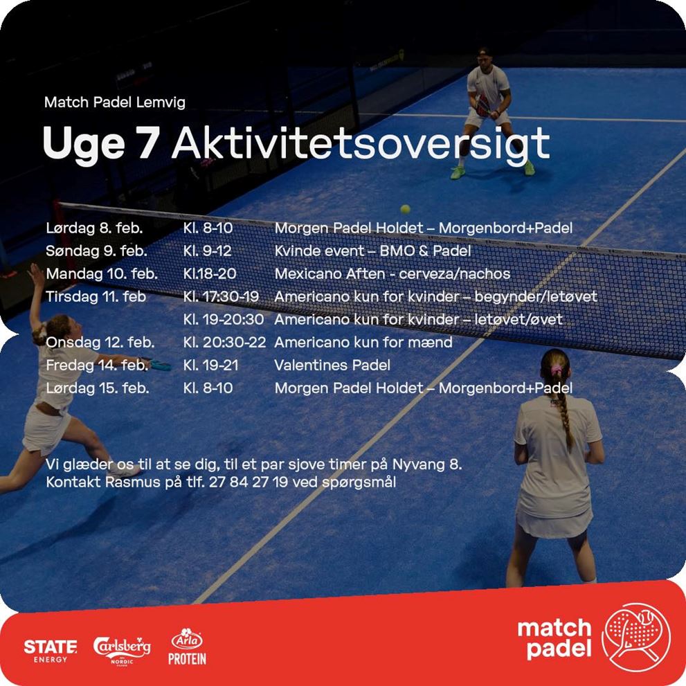 Vinterferie i Match Padel Lemvig