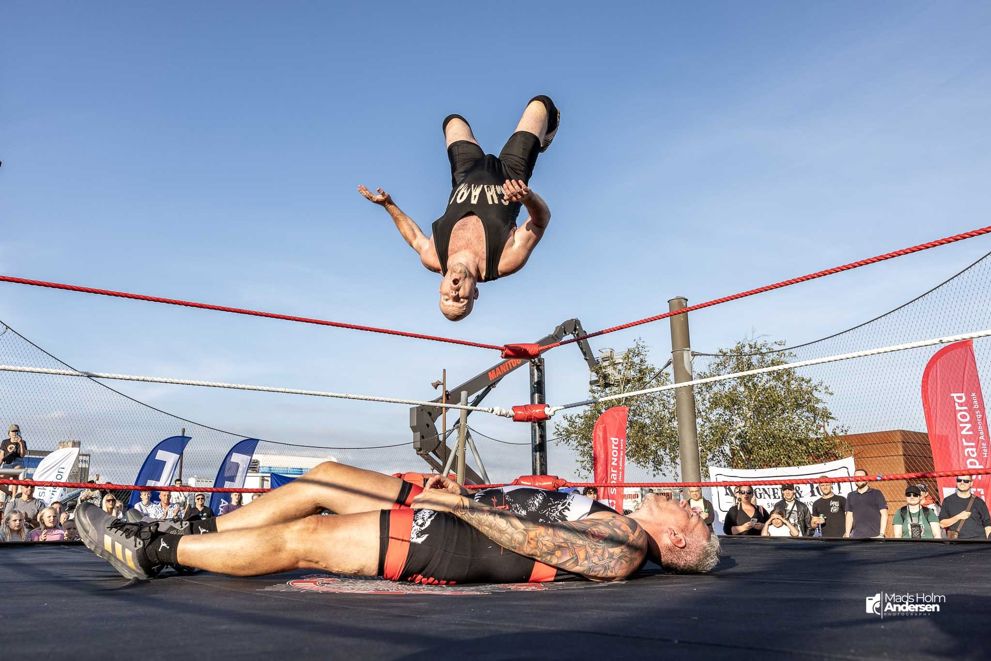 Wrestling på WÆRKET i Thyborøn