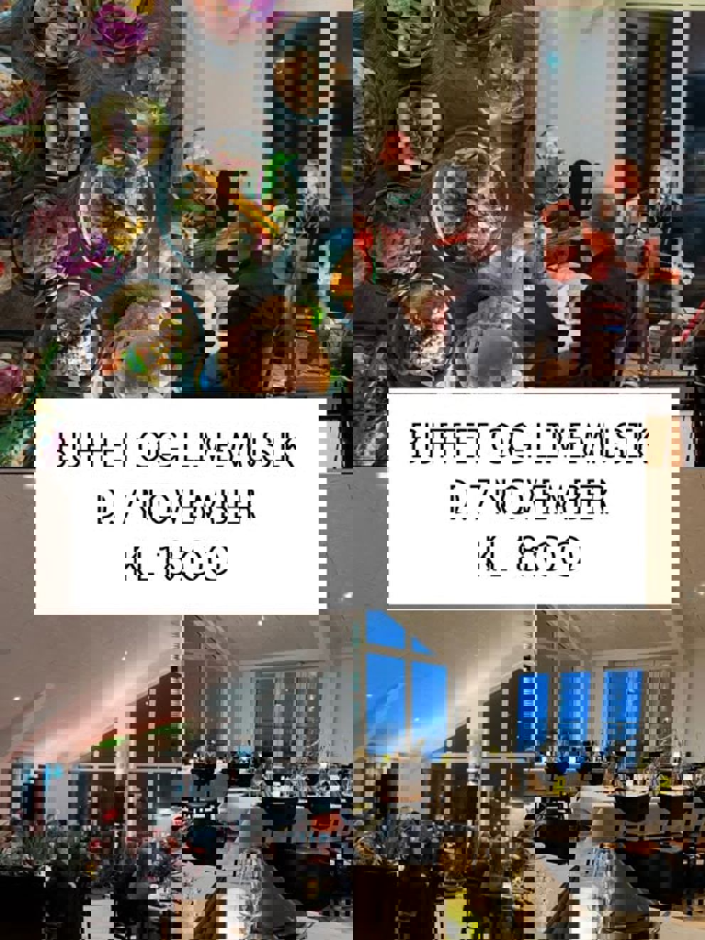 Buffet & Livemusik på Cafe Sus i Thyborøn