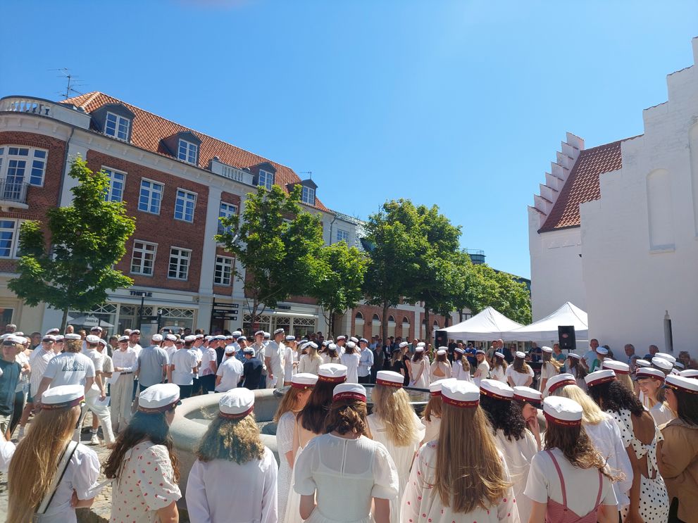 Studenterfejring i Lemvig