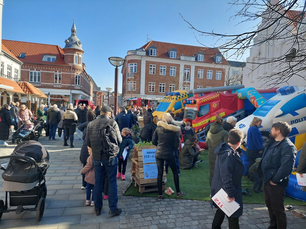 Der Kinder-112-Tag in Lemvig.