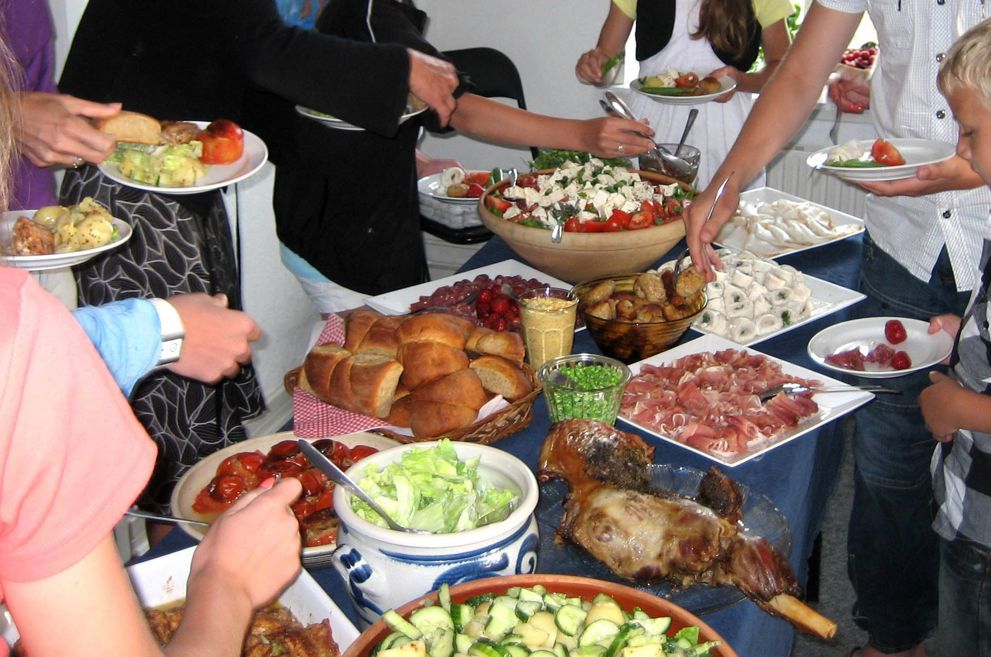 Fællesspisning på Bovbjerg Fyr