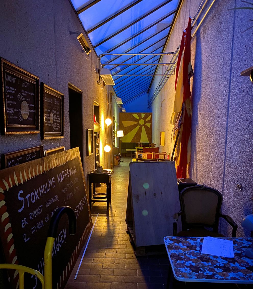 Juleåben i Stokholms kaffevogn i Thyborøn  