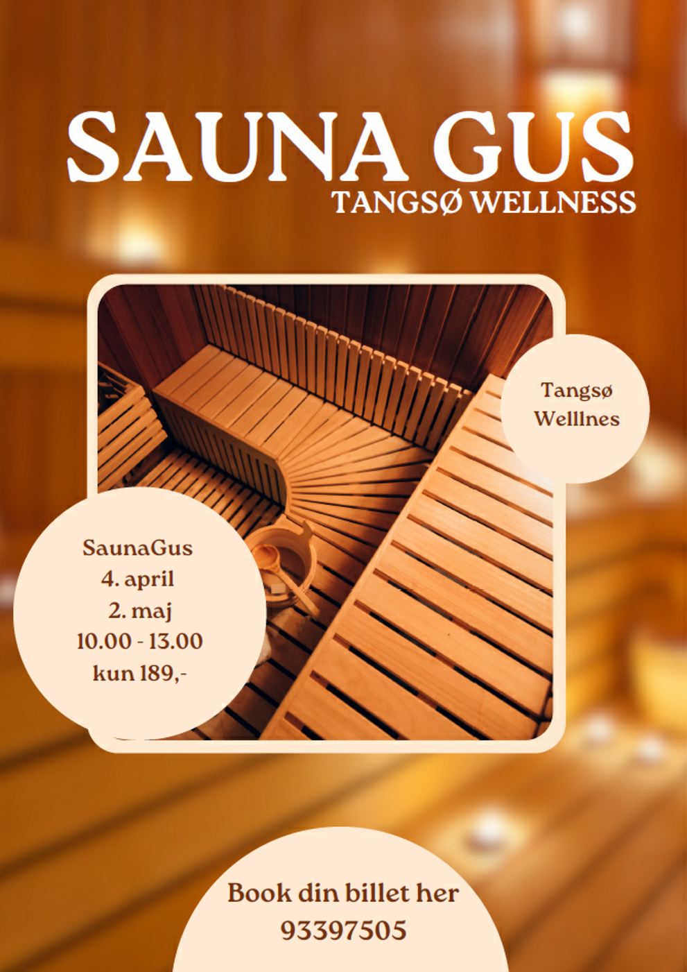 Saunagus hos Tangsø Wellness