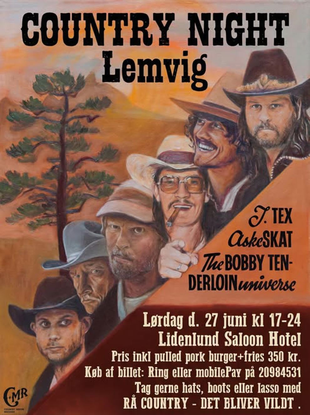 Country Night på Lidenlund Hotel i Lemvig
