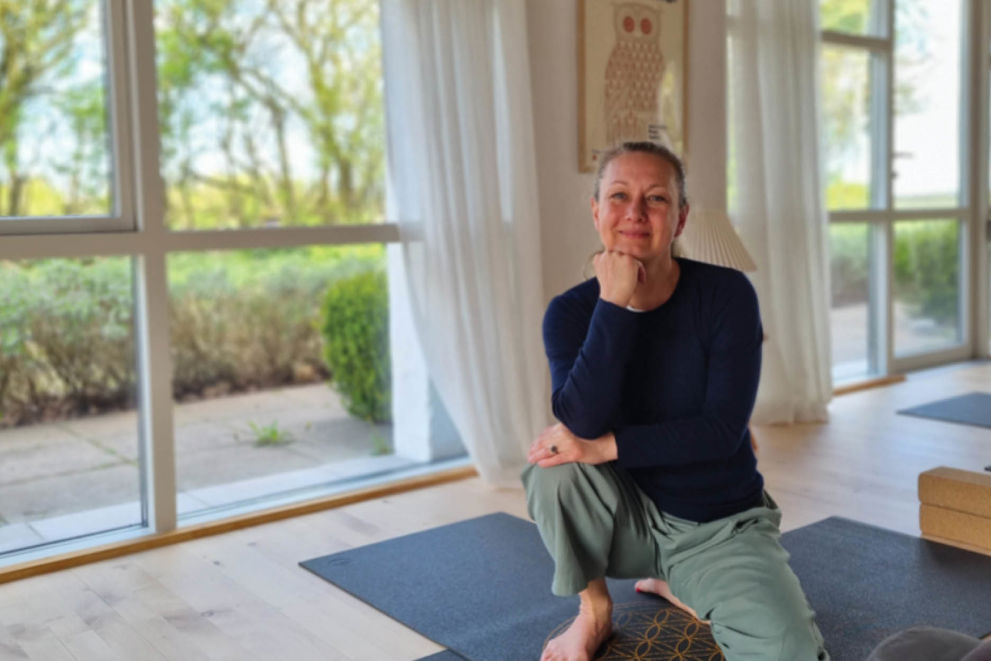 FamilieYoga blandt bøgerne