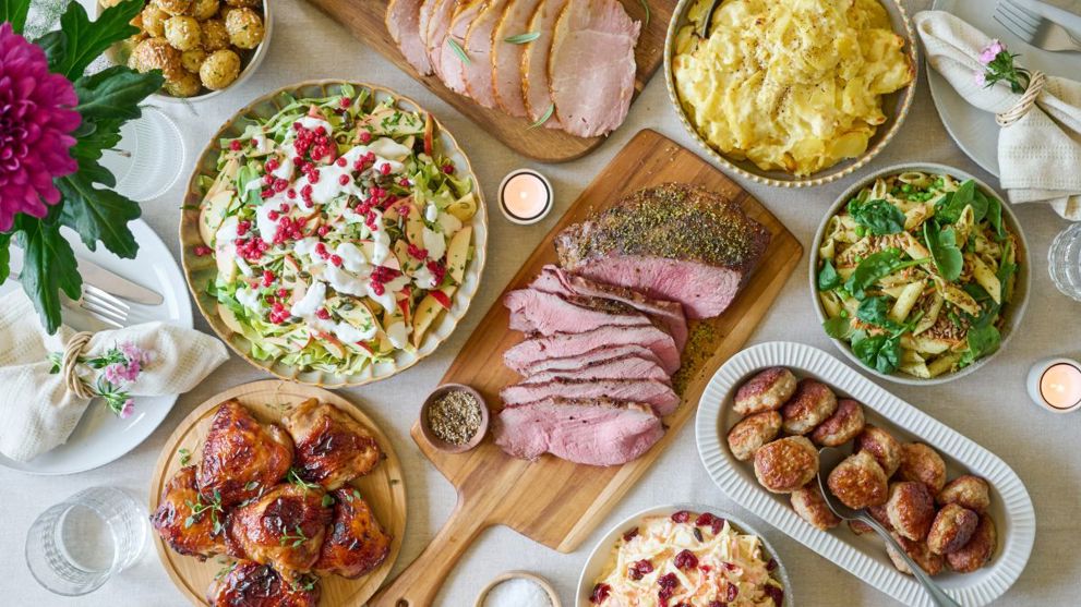 Familiebuffet i Designa Lounge
