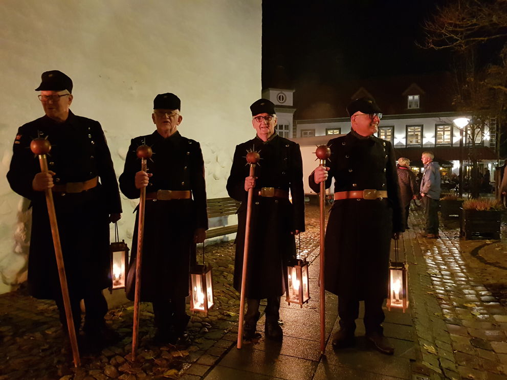 Vægtergang til Lysfest i Lemvig