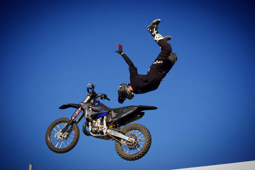 Alex Porsing Motorcross-Show til Lemvig Dyrskue