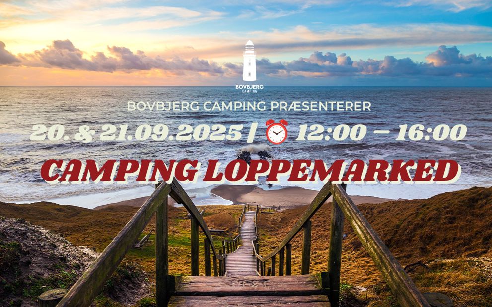 Camping loppemarked ved Bovbjerg Camping