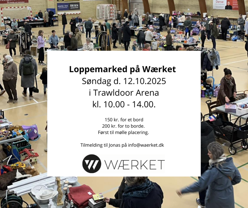 Loppemarked på Wærket i Thyborøn