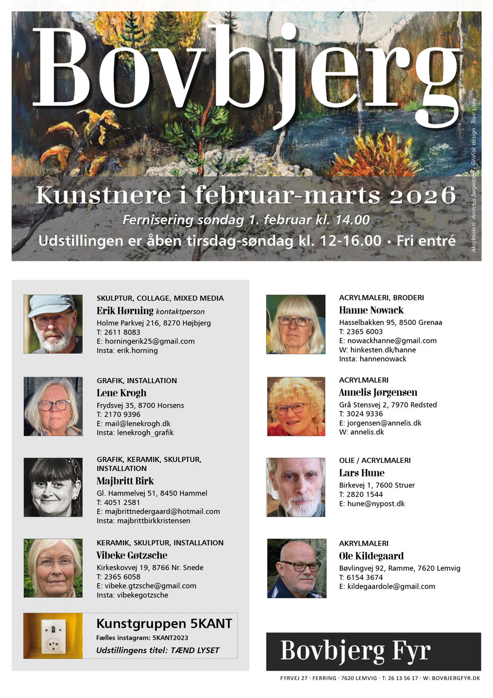 Fernisering på Bovbjerg Fyr