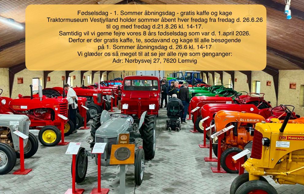 Fødselsdag ved Traktormuseum Vestjylland