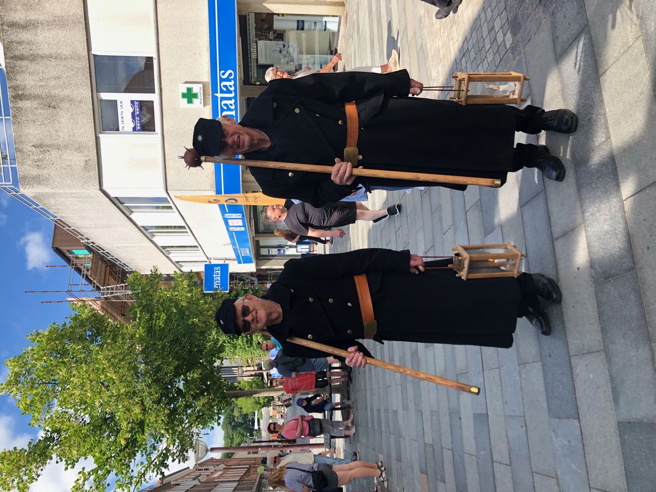 Vægtergang i Gågader og på havnen i Lemvig