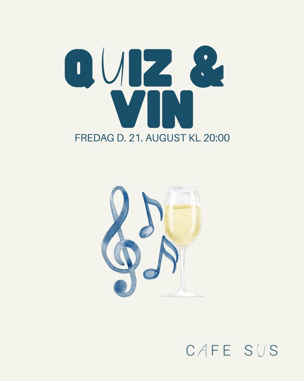 Quiz og vin på Café Sus