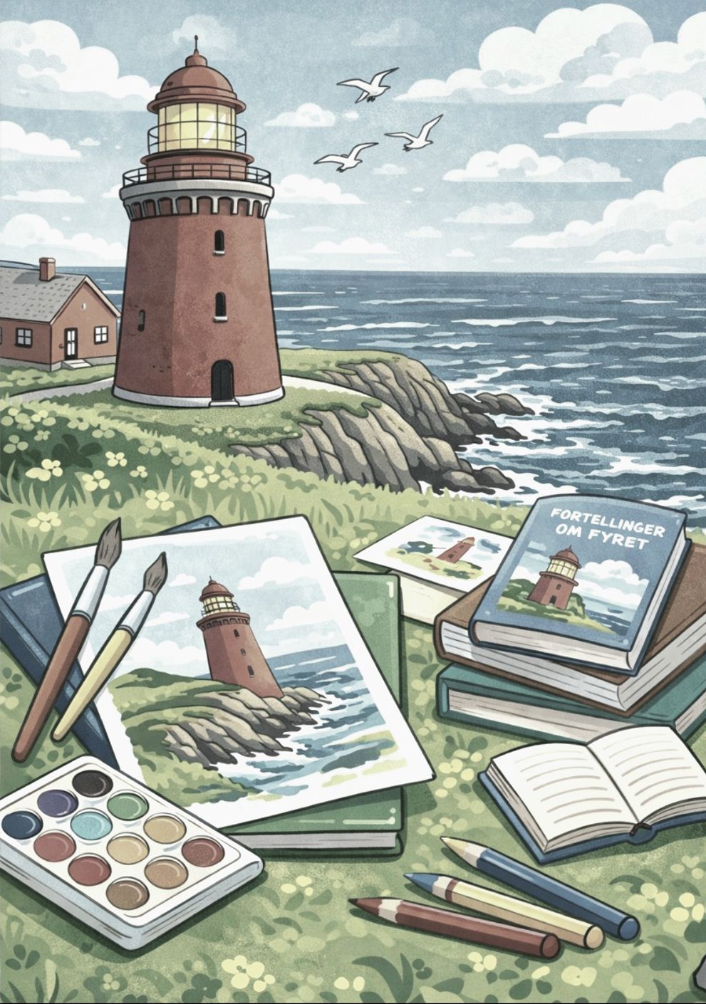 Tegne- & Maleværksted på Bovbjerg Fyr