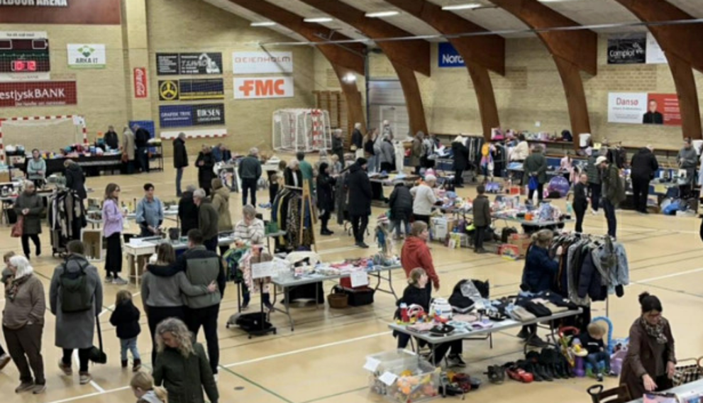 Loppemarked på Wærket i Thyborøn